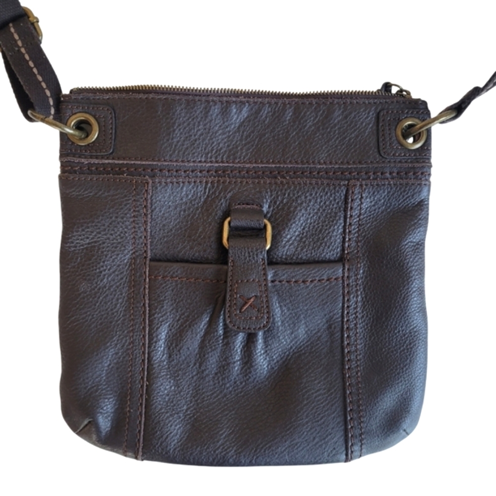 Brown Leather Crossbody Bag